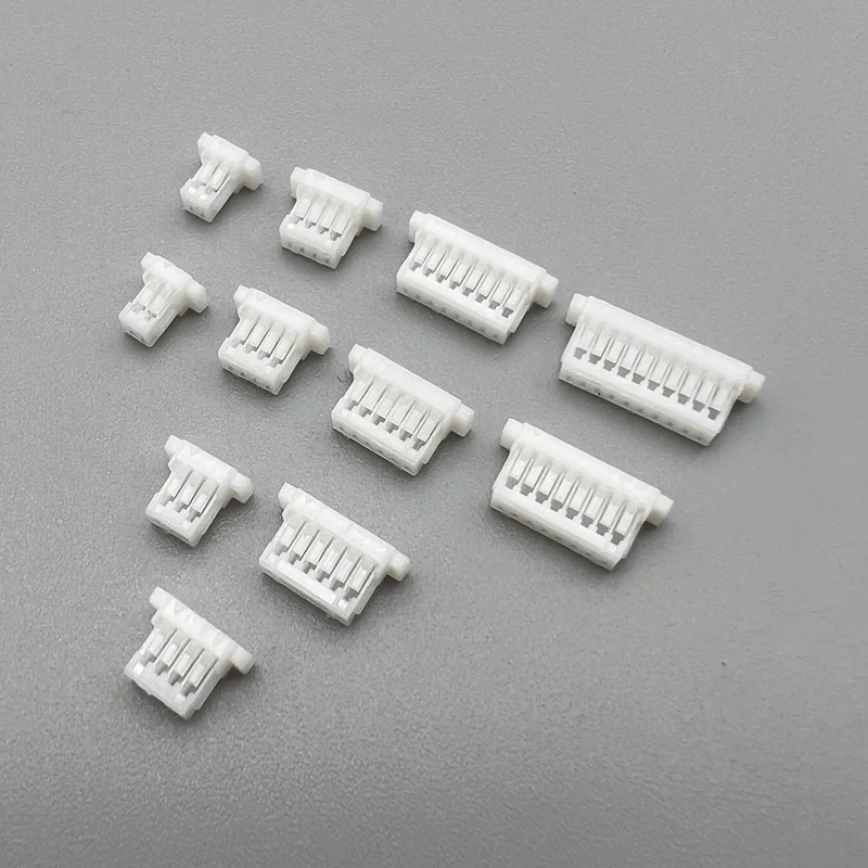 100PCS JST SH1.0 1.0MM Pitch Connector Housing/Terminals 2P 3P 4P 5P 6P 7P 8P 9P 10P 11P 12Pin Plastic Shell