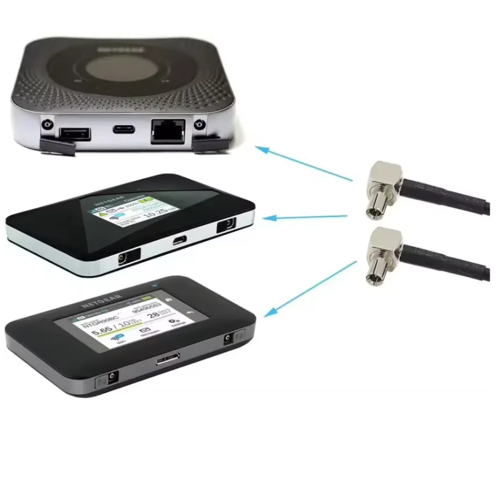 4G LTE antenna adapter TS9 connector to SMA female coaxial tail fiber 15/20cm compatible mobile modem hotspot MiFi router