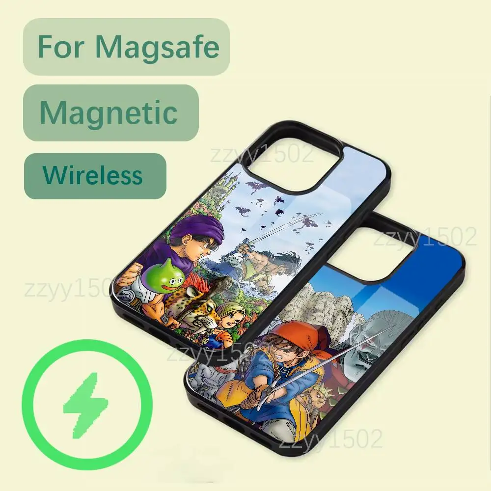 

D-Dragon Q-Quest Phone Case For iPhone 17,16,15,14,13,12,11,Pro,Max,Plus,Mini,SE4,E Magsafe Wireless Charging
