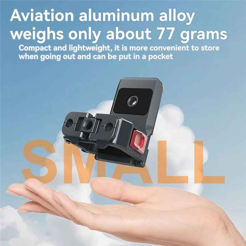 【LAST-CHANCE!】حامل مشبك مغناطيسي سريع الإصدار لـ DJI Pocket 3 OSMO POCKET 3 للوصول إلى كاميرات الفيديو/ركوب الدراجات