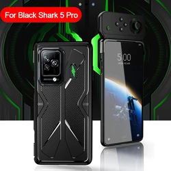 For Black Shark 5 Pro Case Shockproof Gaming Cooling Silicone TPU Soft Back Cover Capa For Xiaomi Blackshark 5 4 4S Pro Case