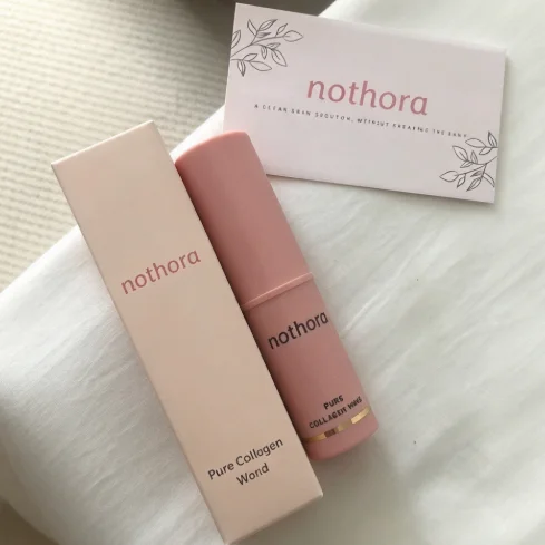 3-in-1 Korean brand Stick Eliminate Wrinkles Enhance Radiance Nothora Pure Collagen Wand Portable Hydrating Multi-balm Stick