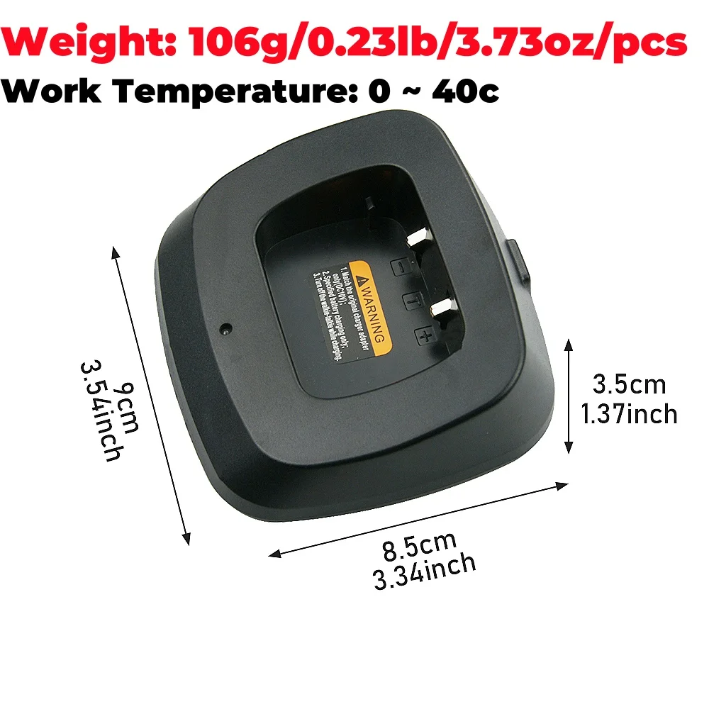 BAOFENG-Walkie محطة شحن ، بطارية راديو ذات اتجاهين ، أصلية ، مناسبة لـ * ، ، GT3TP ، Mark II ، Mark III