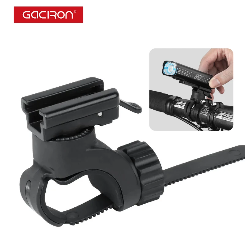 Gaciron Bike Light Mount H07P/H07L/H07 Universal Handlebar Mount For Cycling Anti-vibration Bicycle Phone Holder 360° rotatable