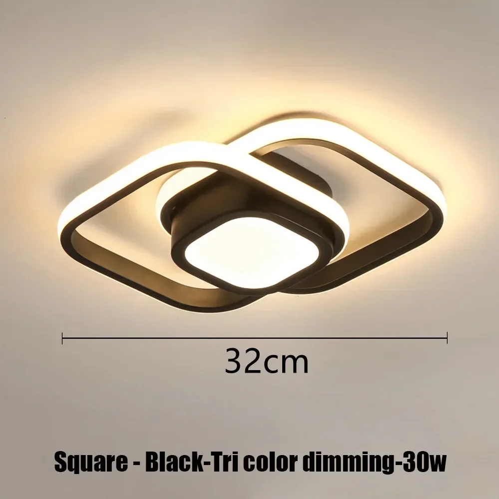 Moderne LED-plafondverlichting Ganglicht Huisverlichting Led Opbouw voor Slaapkamer Woonkamer Ganglicht 3-kleuren