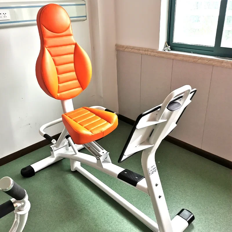 Seated quadriceps trainer, lower limb rehabilitation and fitness