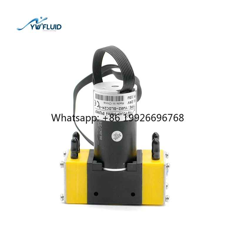 YW02 B-BLDC Hot Sale 12V 24V Brushless Motor OEM/ODM Micro Miniature Diaphragm Pump