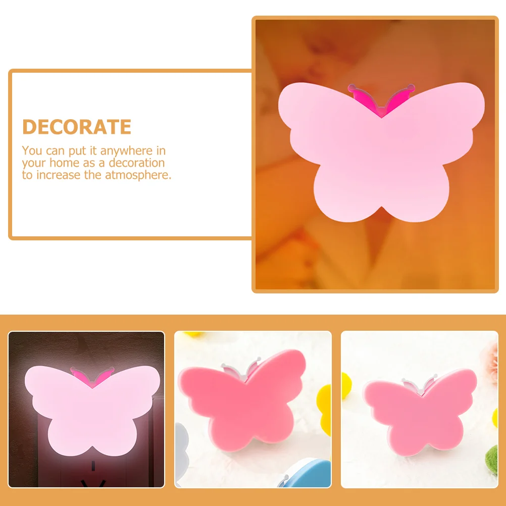 Petite Lampe de Nuit en Forme de Papillon, Luminaire Décoratif d'Nik, Idéal pour une Chambre à Coucher de Fille