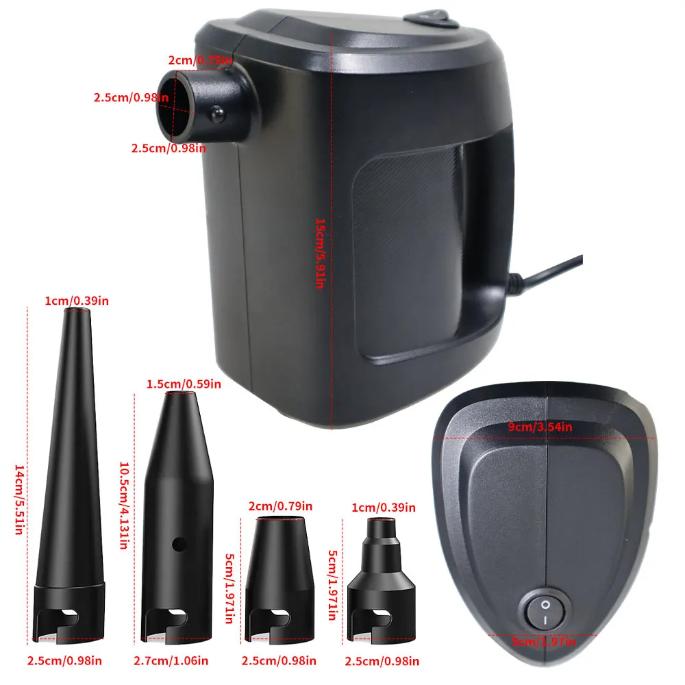 Electric Compressed Air Dust Collector 400W Powerful Blower Handheld Household Vacuum Cleaner Computer Car Notebook Dust Removal