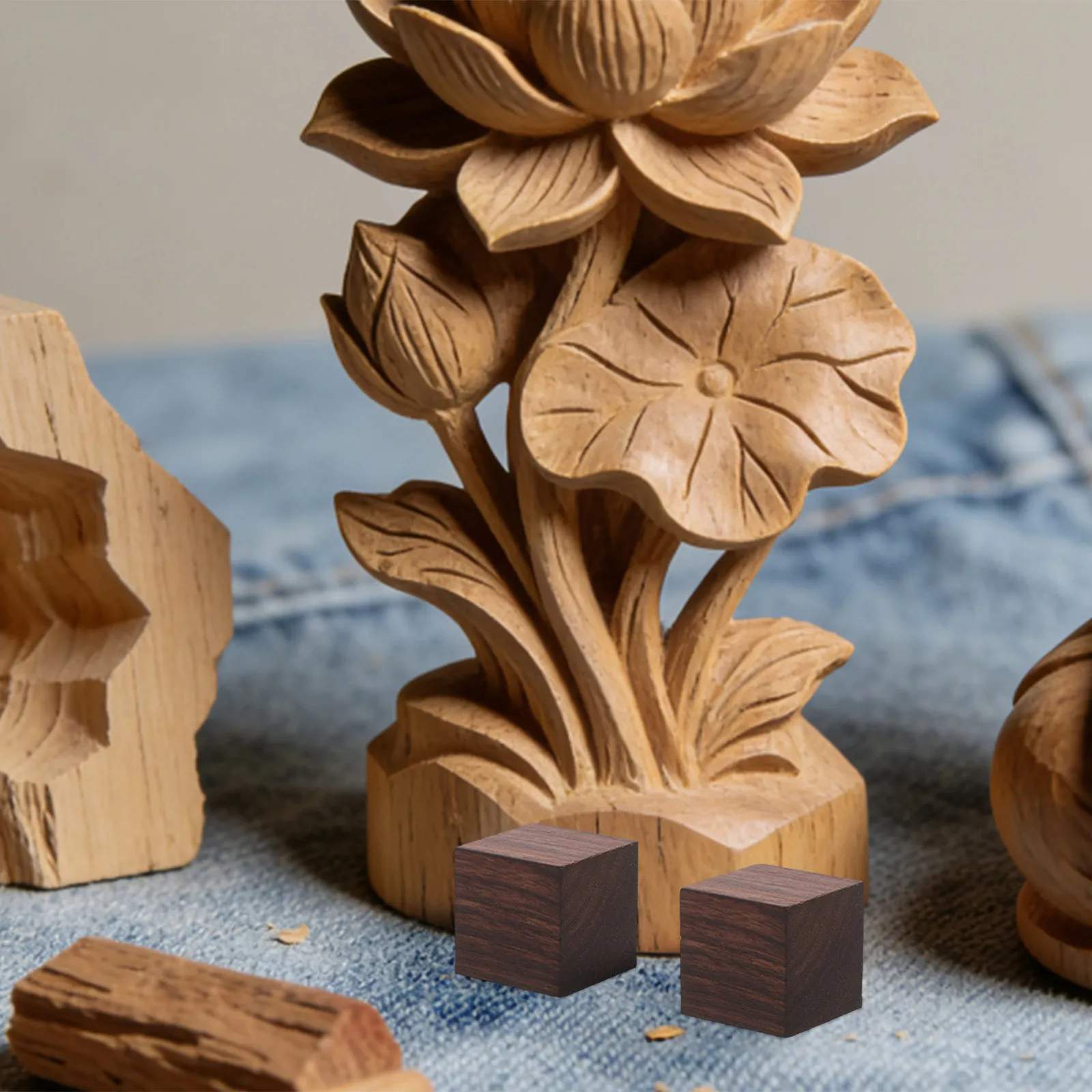 

Wood Blocks Basswood 3Cm Square Unfinished Cubes for DIY Woodcraft Carving Painting Wood Blocks for Crafts