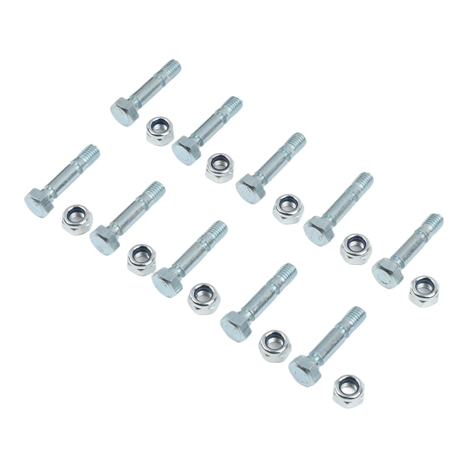10pcs snow blower metal shear pin replacement kit compatible with parts 707555 two stage 24 inch 9 5TP 27 inch 11 5TP