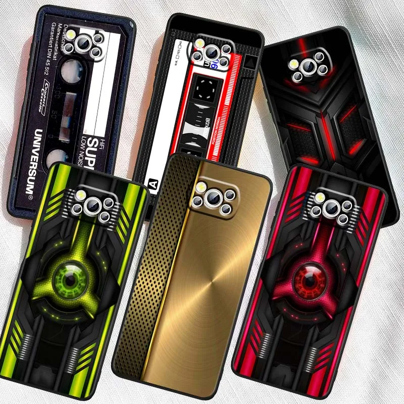 

Carbon Fiber Machinery Cool For Xiaomi Mi Poco F3 F4 F5 F6 X3 X4 X5 X6 X7 M3 M4 M5s M5 M6 GT Pro 5G Black Cover Phone Case