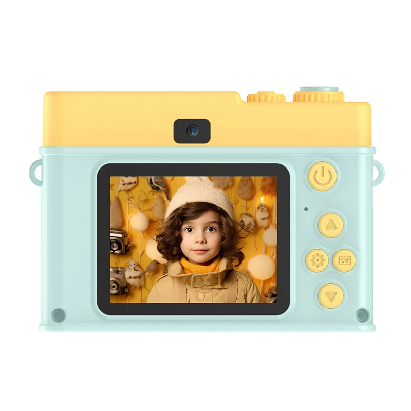 Cute Cartoon Full HD Video Digital Camera Instant Mini Camera Children Fun Birthday Gift Portable Sports Photo Camera