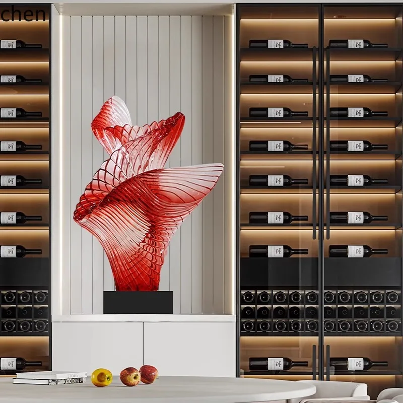 YFY Large Sculpture Ornament Simple Modern Hotel Lobby Living Room Abstract Decoration