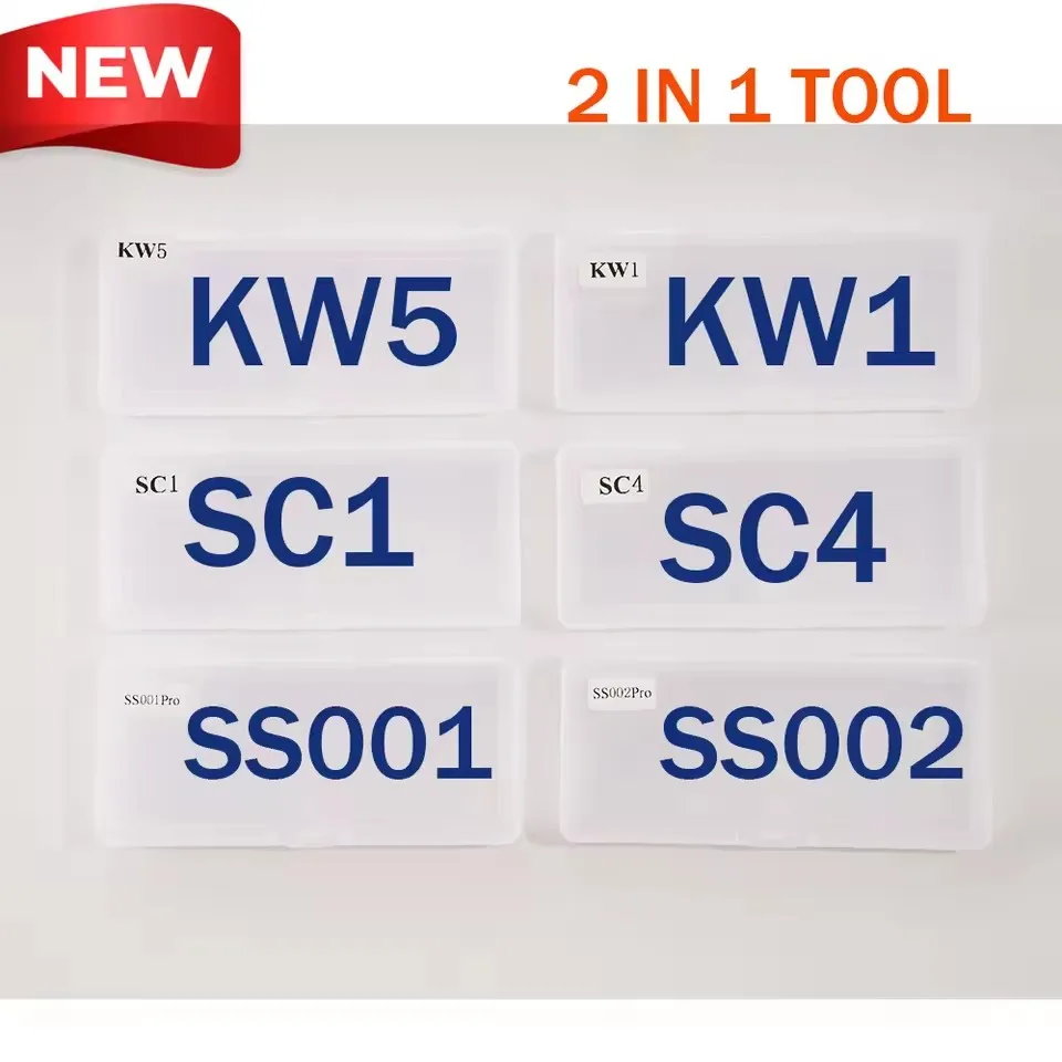 LISHI style 2 IN 1 SC4 SC1 KW5 KW1 KW1-L KW5-L SC1-L M1MS2 pick&decoder locksmith tool for auto car key