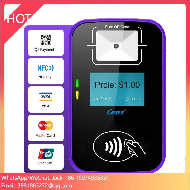 RFID Bus Validator For AFC System Linux Operation System With NFC QR Code GPS 4G WiFi