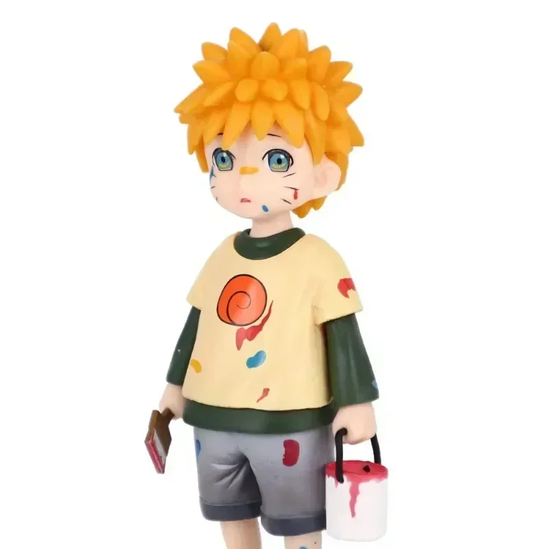 16cm dos desenhos animados anime naruto figura uzumaki bonito figuras de ação estátua pvc modelo coleção brinquedos meninos presentes do dia das crianças