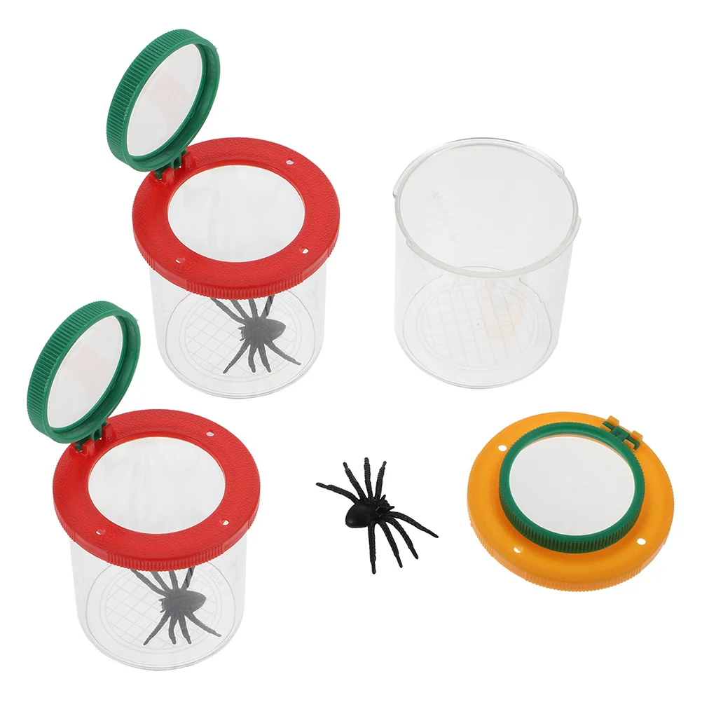 

3pcs Insect Observation Box Magnifying Glass Kids Educational Outdoor Exploration Tool Magnifier Container Viewer