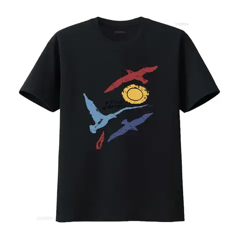 A Flock Of Seagulls Band 83 Tour Concert T Shirt S 5XL Cotton GO418 vintage Washed Soft Versatile streetwear Stretched Casual