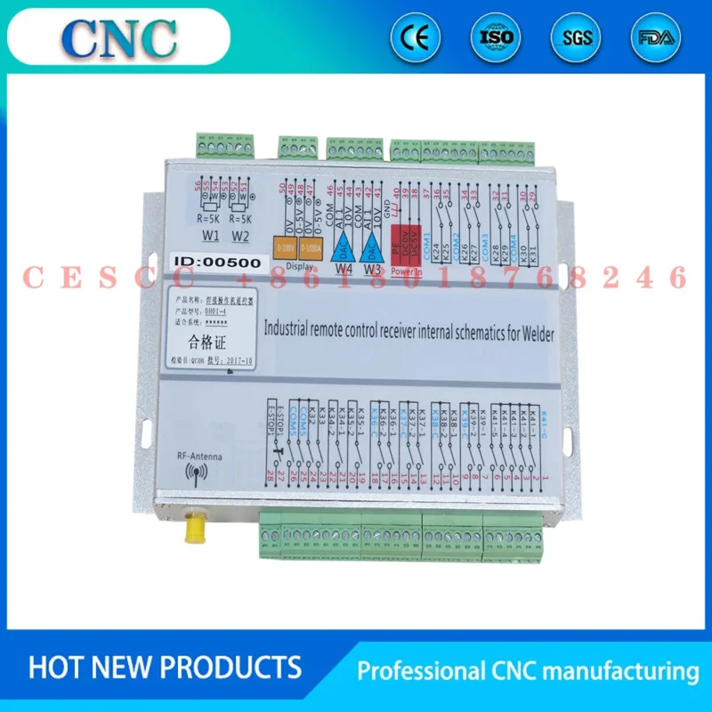 Mine Laser Cutting And Welding Operating Machine Roller Frame Winch Handle Mechanical Industry Wireless Remote Control