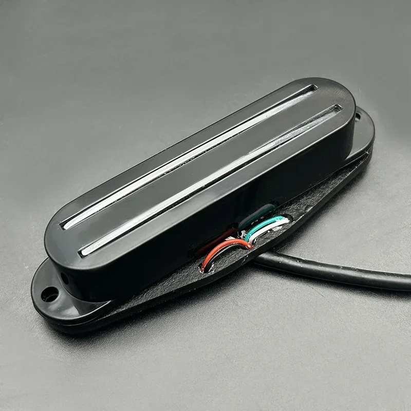 Alnico II Mini Humbucker ST Single Coil Size Double Rail Pickup 9K 4 Conduct Output Coil Splitting Alnico 2 Pickup Multi Colour