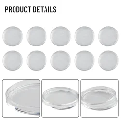 10Pcs 38/50mm Coin Capsules Case Transparent Round Coin Box Capsules Storage Coin Collection Holder Containers Home Supplies