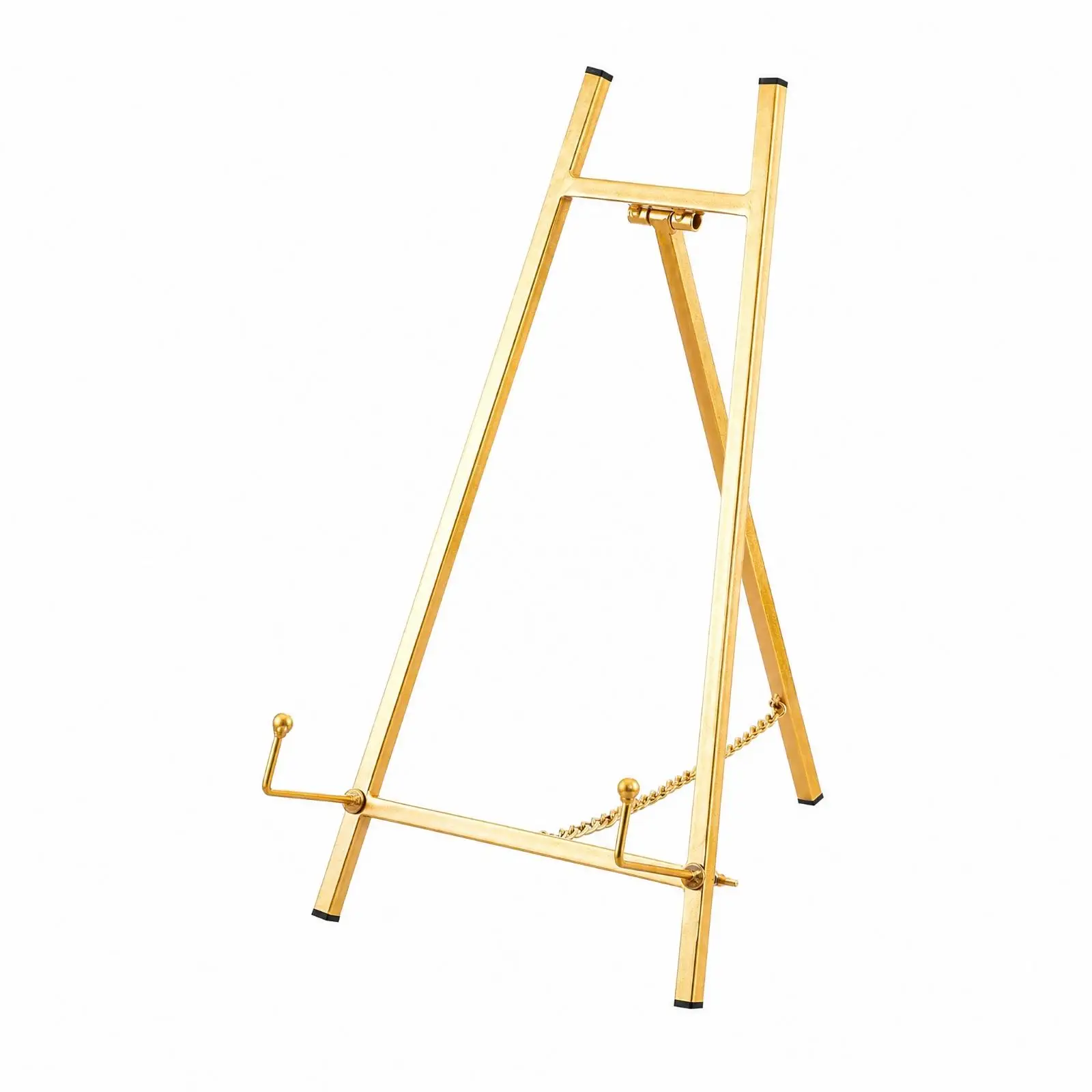 Metal Display Easel Foldable Tripod Display Easel Detachable Collapsible for Wedding Reception, Event Decor