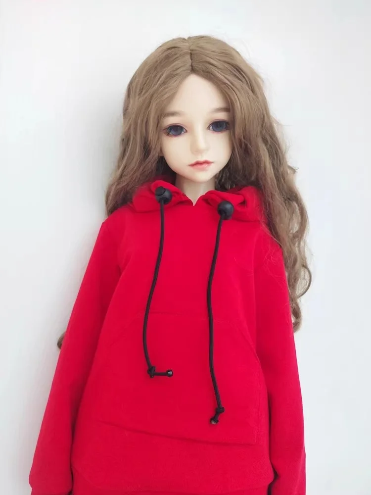 1/6 1/4 1/3 BJD Doll Pullover Style Hoodies Loose Sweatshirt Coat Model For Male Female Action Figure Dolls - view 4