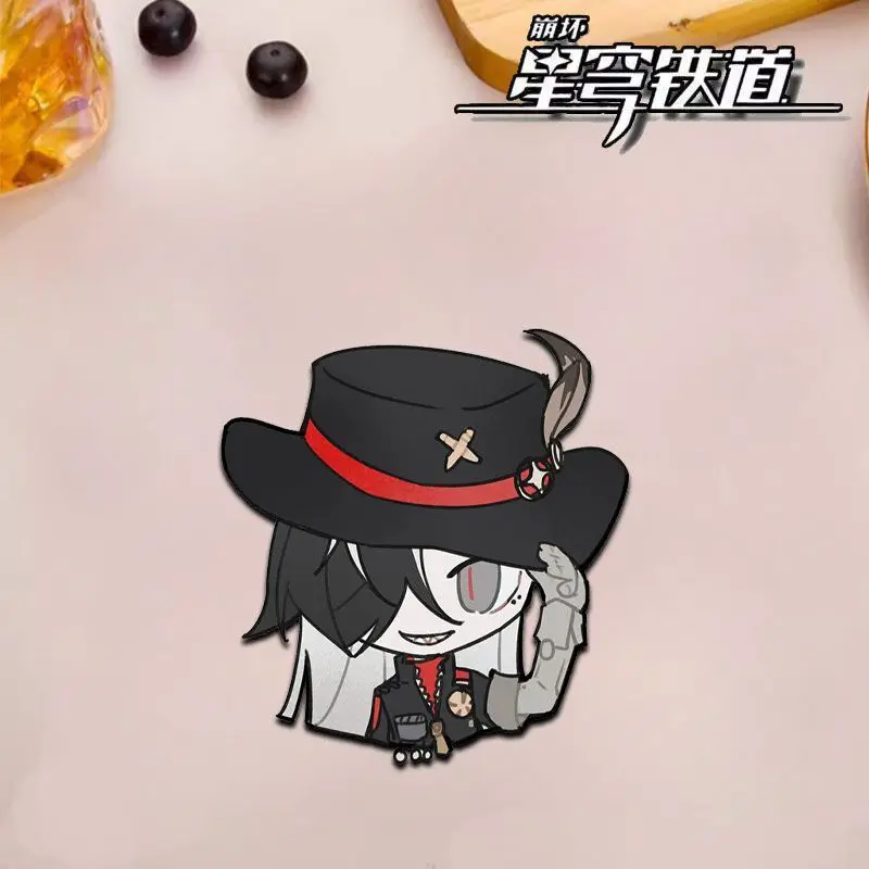 5PC Badges Pins Honkai: Star Rail Boothill Women Brooch Fashion Creative Cute Cosplay Figure Brooches For Bag Accessorie Gifts