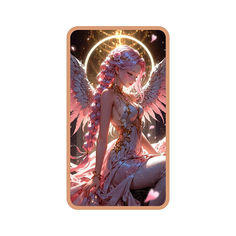 1 oz .999 Fine Copper Bar Ethereal Pink Angel Goddess Design Fantasy Art Bullion Bars Pure Copper Bar Gifts for Fantasy Lovers