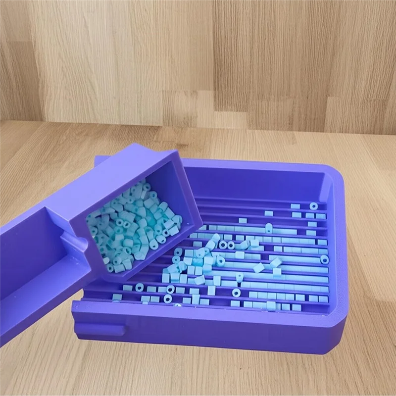 A74E-para hacer joyería, pulsera, Kit de cuentas de fusible de 2,6 Mm, pinzas de una sola aguja con cuentas de fusible y juego de bandeja alineador, herramienta de fusible