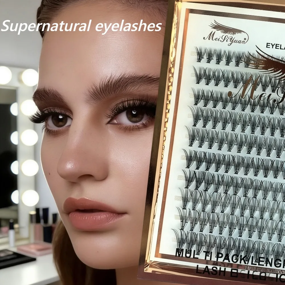 Natural Charming Lashes 10 Rows Fluffy False Eyelashes Segmented Extension For Perfect Makeup Beauty Essentials