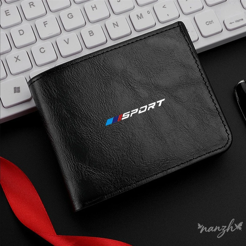 Leather Car Wallet Car Credit Card Holder Multifunctional For BMW 1 3 5 Series G30 G20 F30 F10 E60 X1 X3 E70 F15 F48a Key Case view 3