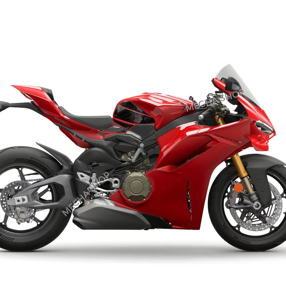 For Panigale V4/S 2025 Tank Pad Motorcycle Accessories 3D Resin Sticker Protection Kit