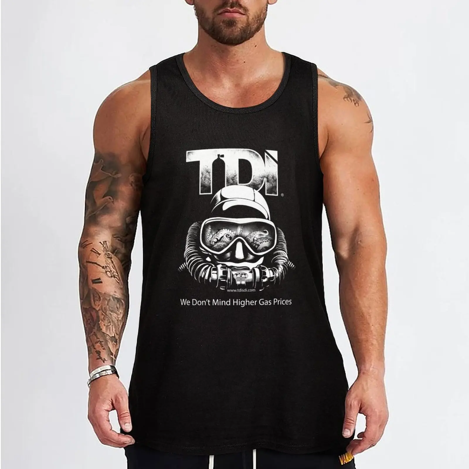 Technical Diving International Tank Top man sexy?costume gym shirt men gym clothing men summer clothes man 2025