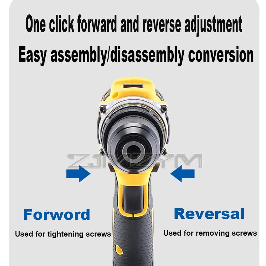 20V DCD805 Cordless Impact Drill Brushless Drill Impact Drill /Driver Kit Tool in Rechargeable Power Tools 2300RPM Wrench