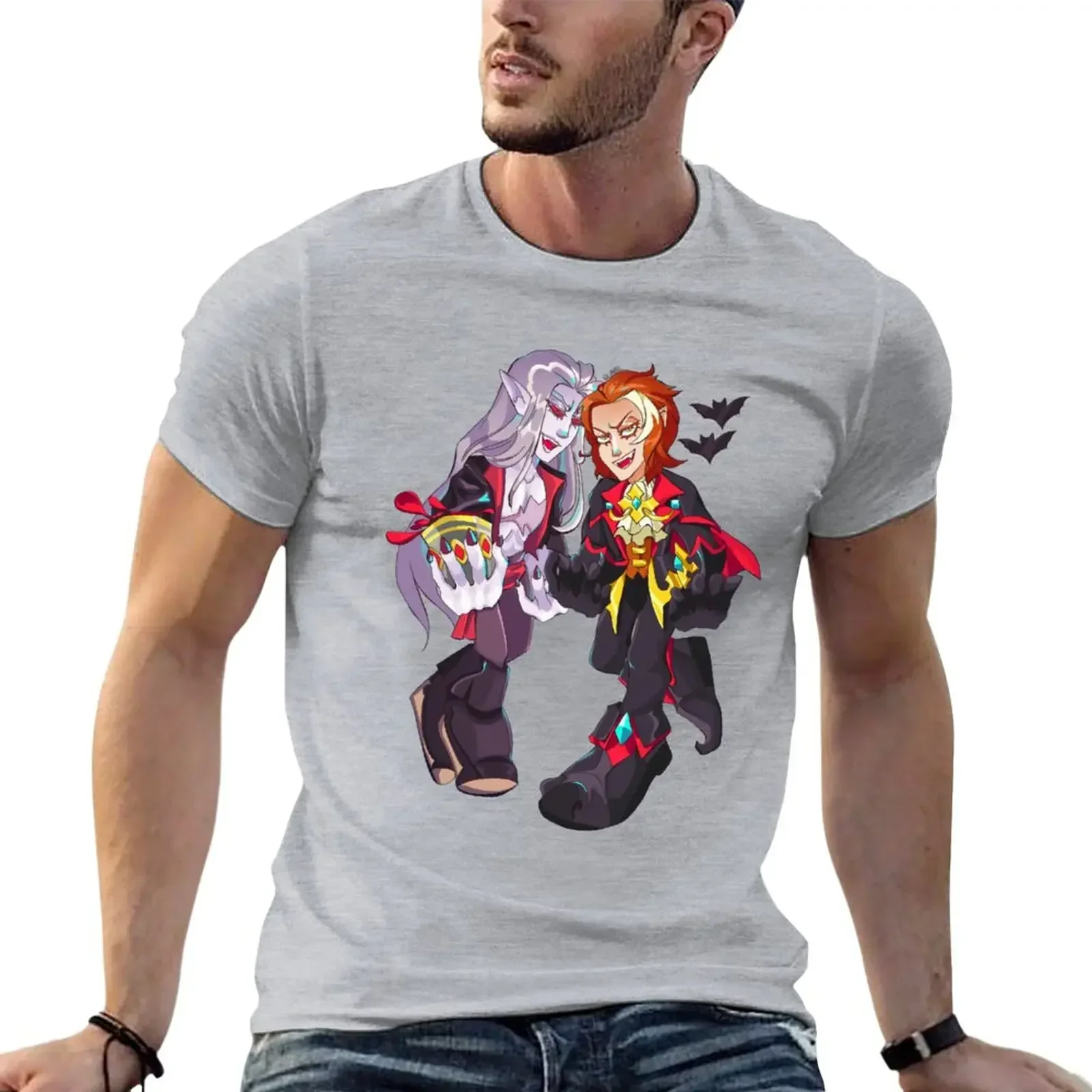 Brawlhalla Halloween! Volkov and Caspian T-Shirt baggy shirts oversized t shirt custom t shirt blanks men tshirt