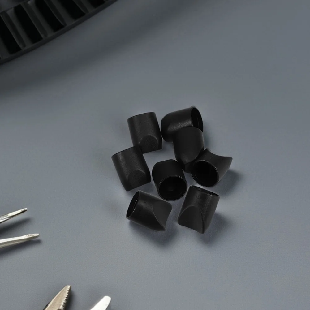 

50pcs Folding Chair Accessories V Shaped Stability Plugs Heavy Duty Black Plastic End Caps For Metal Padded Chairs Floor