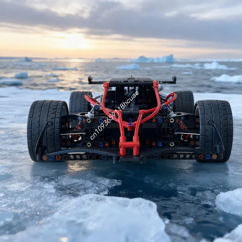 ตัวต่อ MOC รถแข่งเทคนิค 1066 ชิ้น ของเล่นสร้างสรรค์ ของขวัญคริสต์มาส DIY ไอเดียสร้างสรรค์ ของเล่นเสริมพัฒนาการ