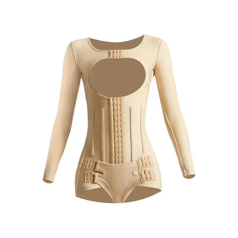 

Новые послеродовые медицинские формирователи, женские боди для похудения, восстановление, бюстгальтер, нижнее белье с длинными рукавами, украшающее тело после операции