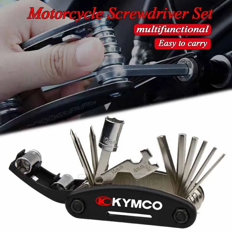 16 In 1 Tool Repair Screw Driver Accessories For Kymco Xciting 300 Downtown 125I 200I 300I 350I Xtown 125
