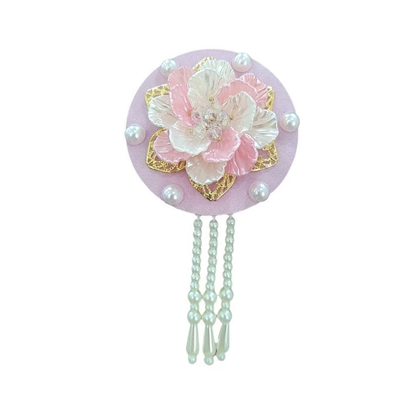 

Stylish Korean Inspired Hair Accessory with Flower for Stage Shows and Parties Dropship