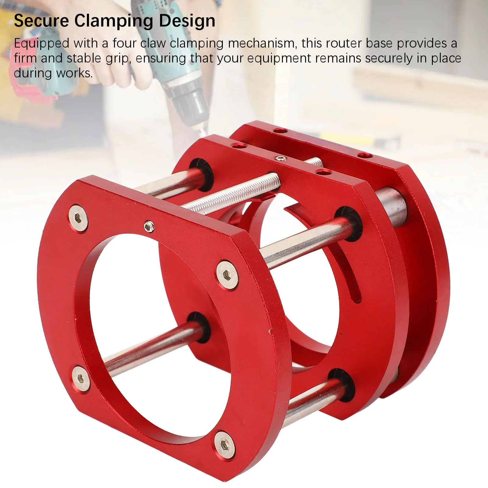 Basis Sistem Pengangkat Meja Router Tinggi Dapat Disesuaikan Dasar Router untuk Diameter Motor Sistem Meja Router 64 Hingga 66Mm