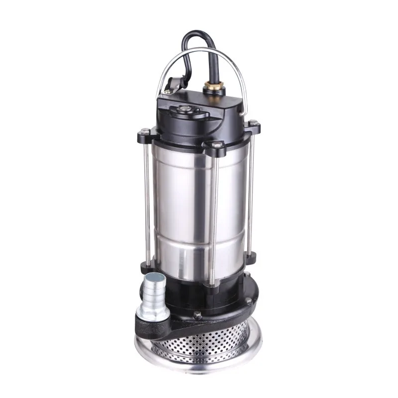Electric Multistage High Pressure Irrigation Submersible Water Pump 5 3.7KW 220V 380V Plastic Impellers Wastewater Treatment