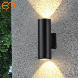 Luz de pared para exteriores, iluminación impermeable para porche y jardín, color negro y gris, 6W, 10W, 18W, 30W, 36W, ZBW0015