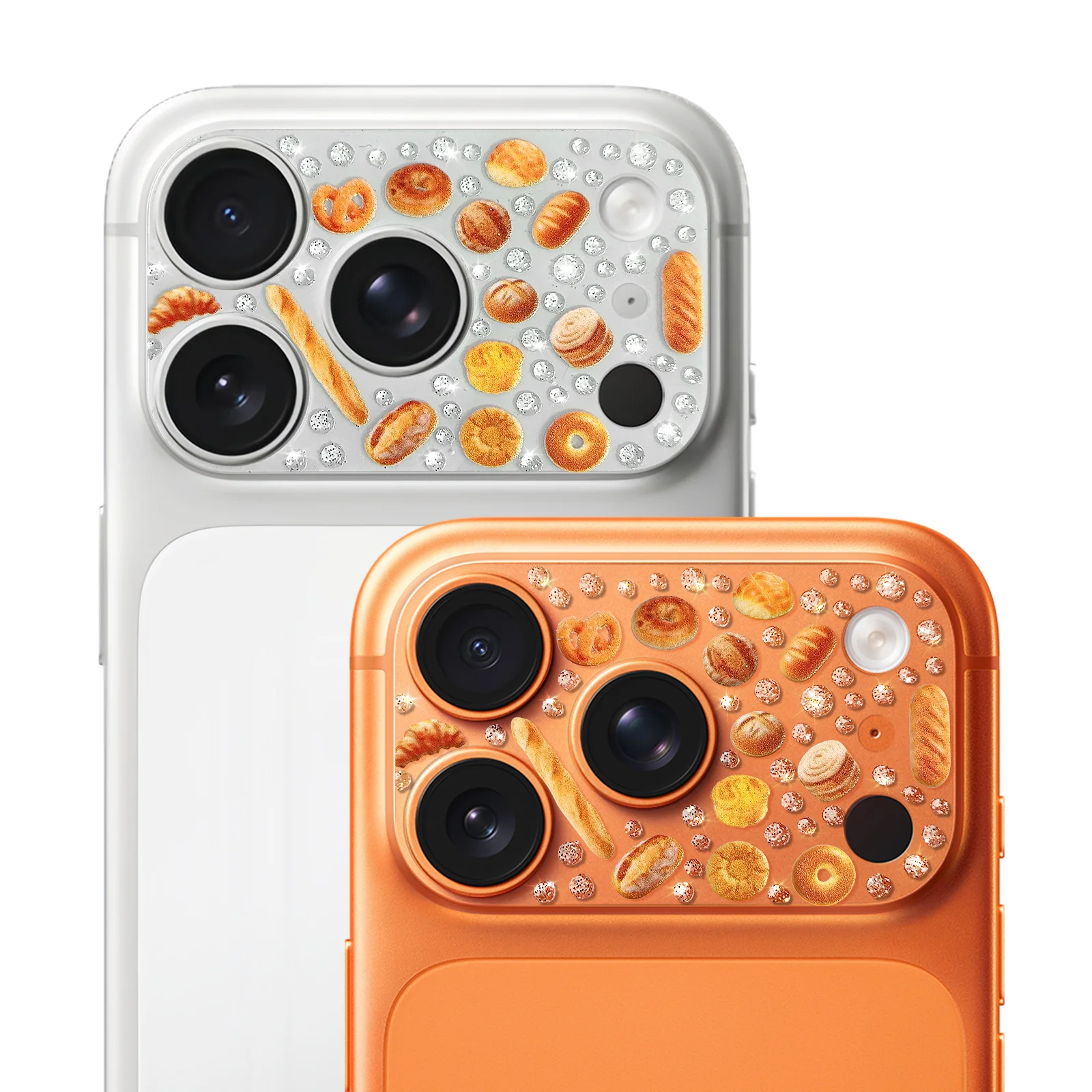 لون الماس 9H HD حامي عدسة الكاميرا آيفون 17 برو 17 برو ماكس حلقة معدنية عدسة الزجاج المقسى فيلم غطاء #1