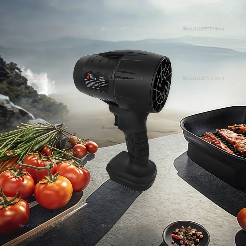 منفاخ هواء كهربائي لاسلكي، مروحة تربو محمولة باليد، منظف رمل الثلج، أداة محمولة قوية لورشة عمل ساحة المرآب في الهواء الطلق