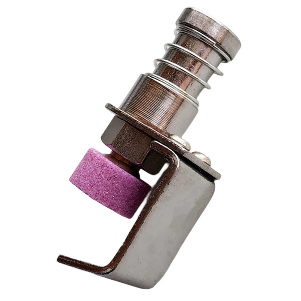 Fabric Cutting Machine Grinding Wheel Assembly Metal Construction Spring Loaded Pagoda Connector for Circular Sewing Integration