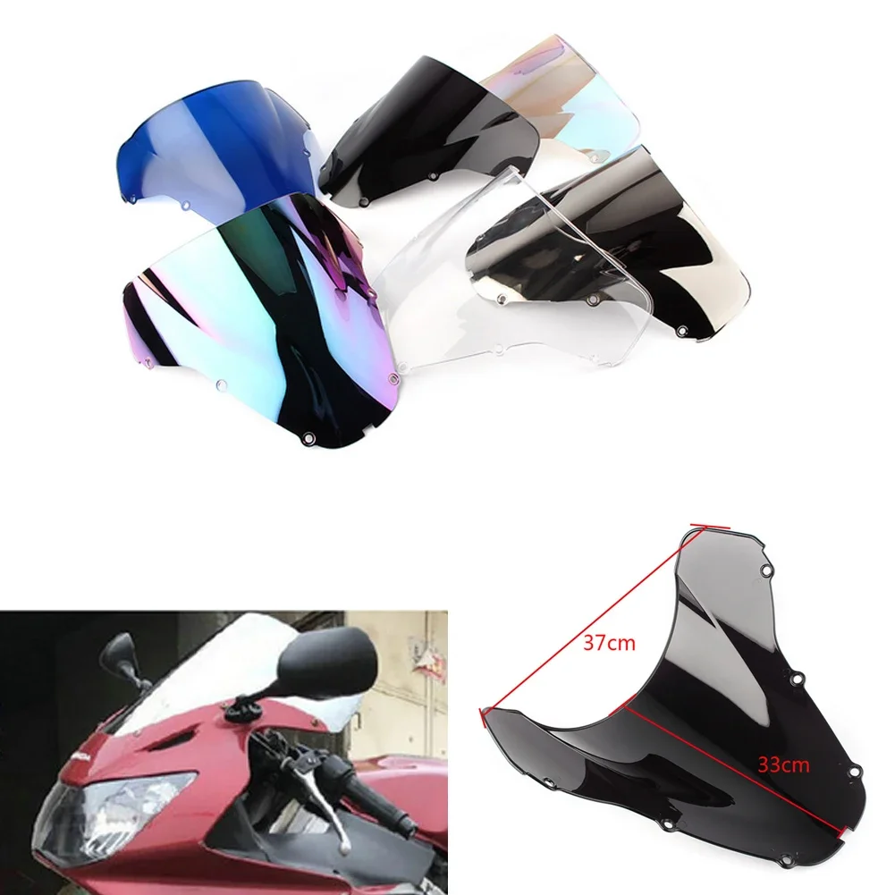 

Мотоциклетное ветровое стекло с двойными пузырьками, фотосессия для Honda CBR 900 929 RR 2000 2001 CBR929RR CBR900RR