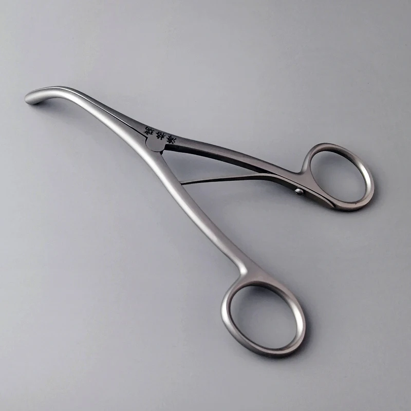 Medical tracheostomy intubation, dilation forceps, anesthetic surgical instruments, two-lobe stretcher, and tracheostomy